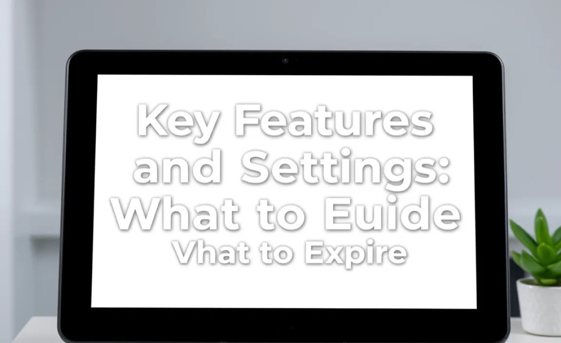 Key Features and Settings: What to Explore