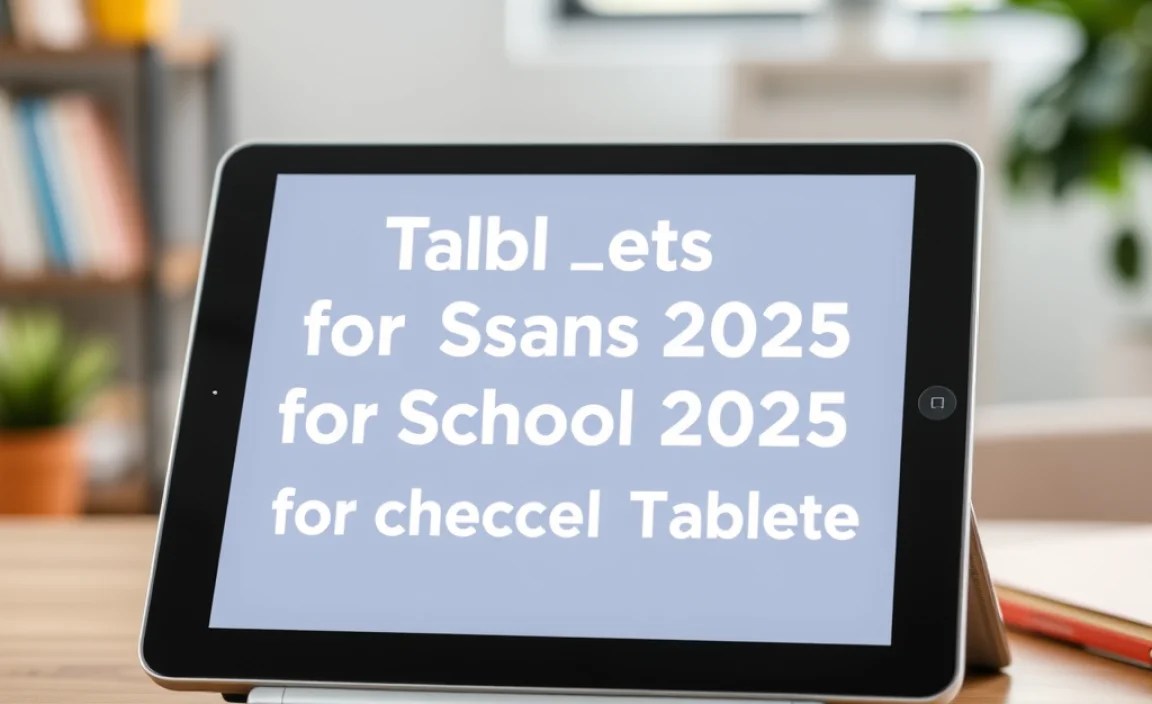Key Features to Consider for School Tablets