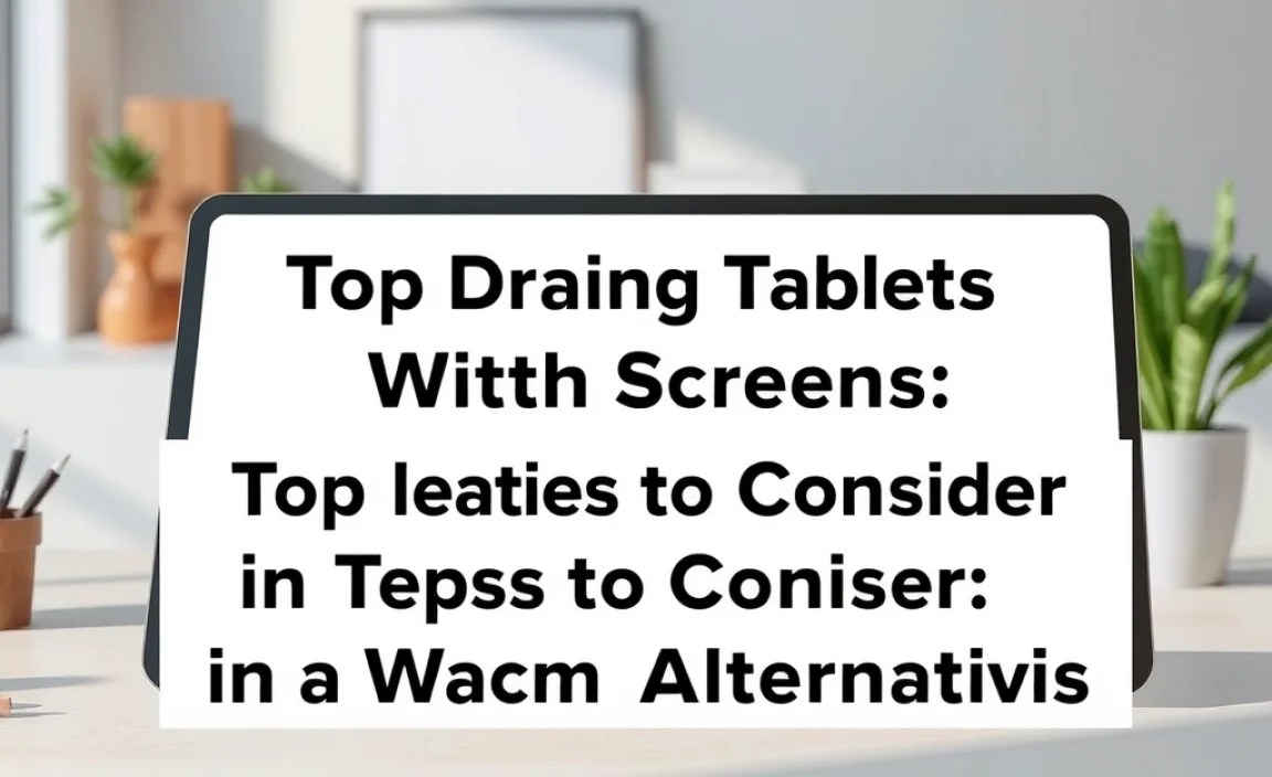 Key Features to Consider in a Drawing Tablet