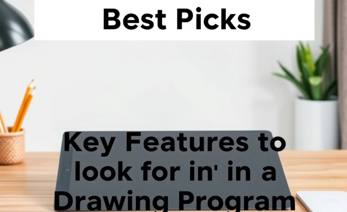 Key Features to Look for in a Drawing Program
