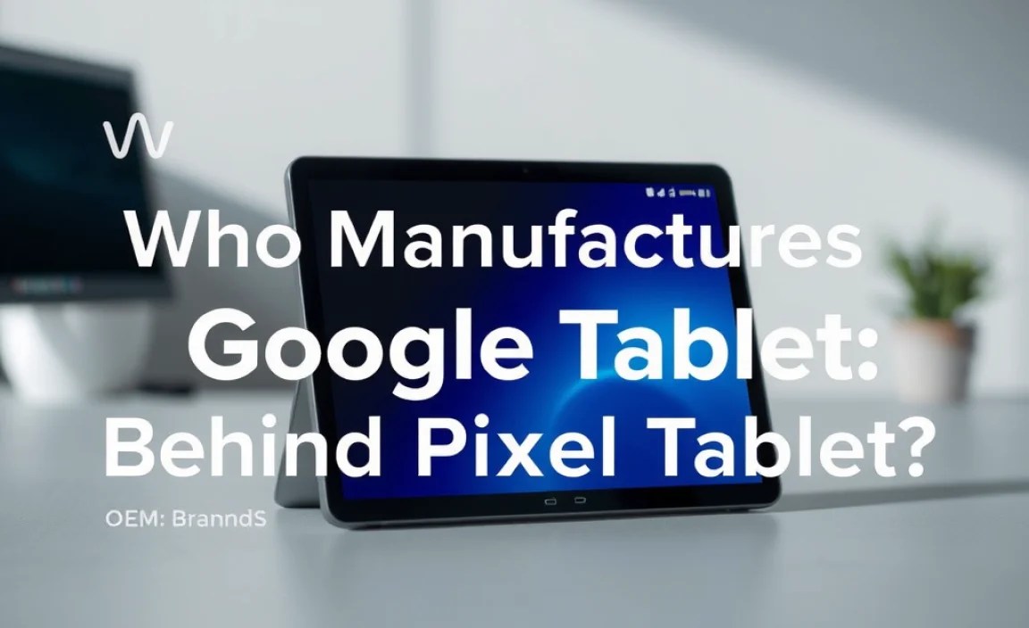 Key OEM Brands Behind Google Pixel Tablet