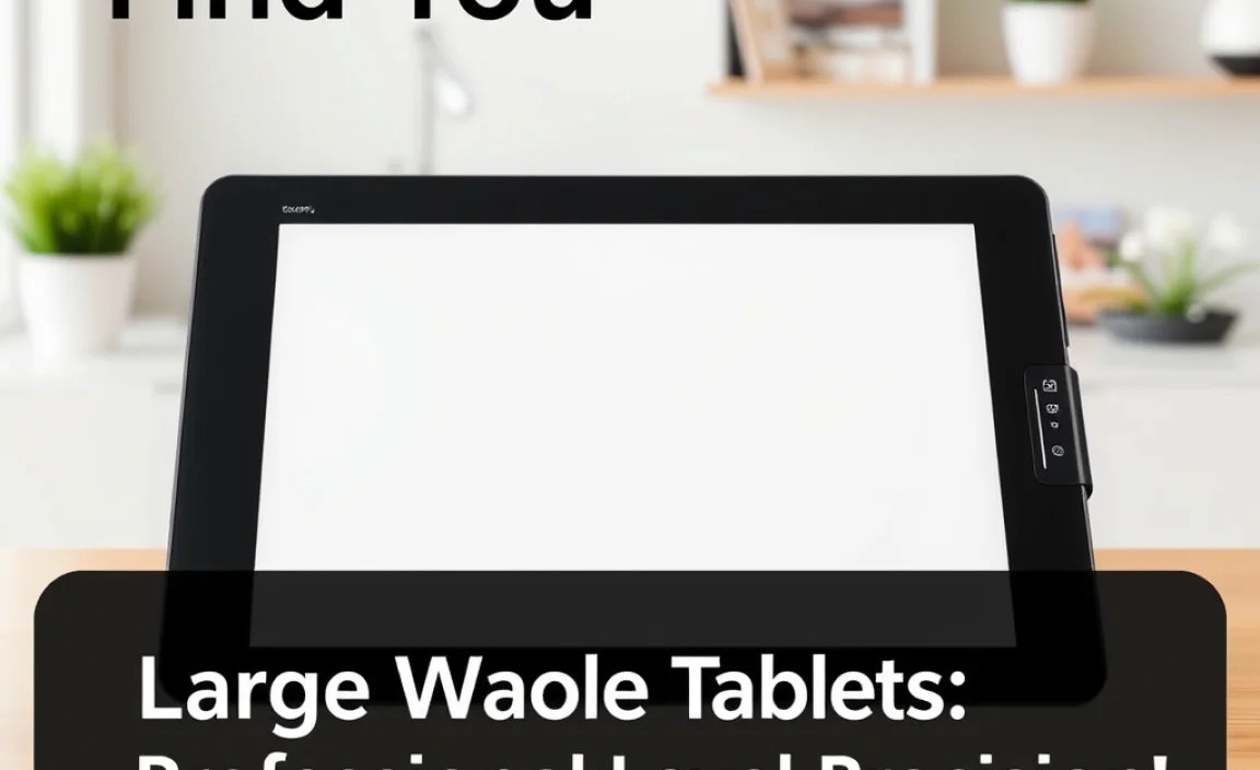Large Wacom Tablets: Professional-Level Precision