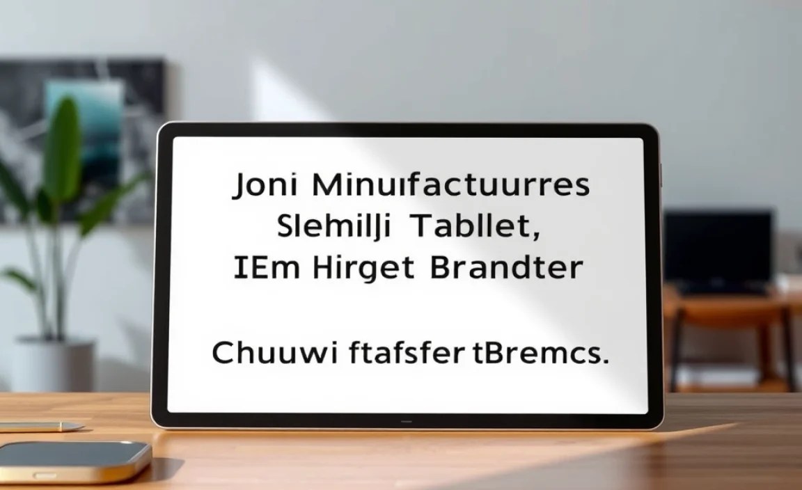 Main Features of Chuwi Tablets