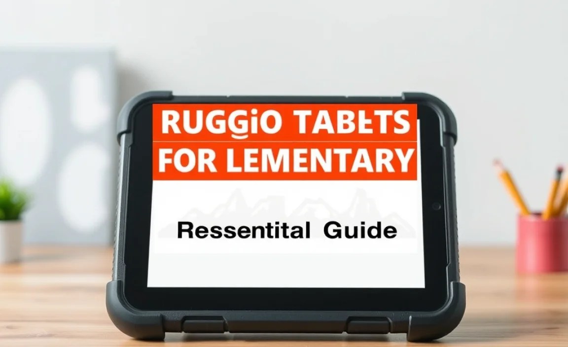 Maintaining Your Child’s Rugged Tablet