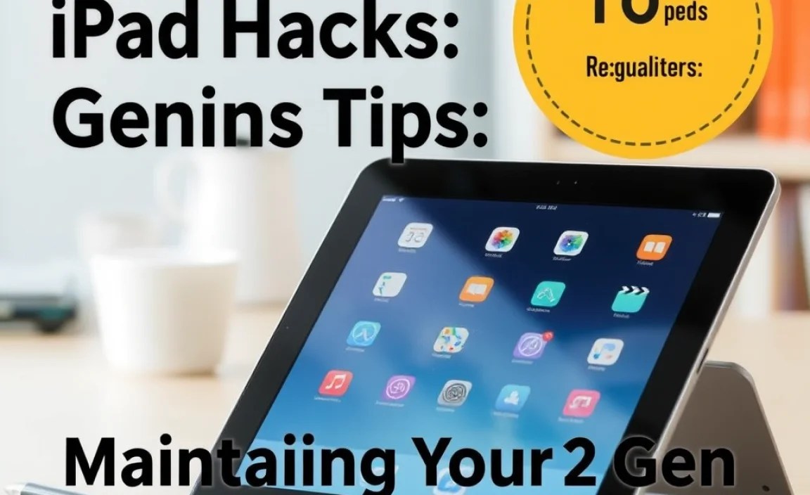 Maintaining Your iPad 2nd Gen