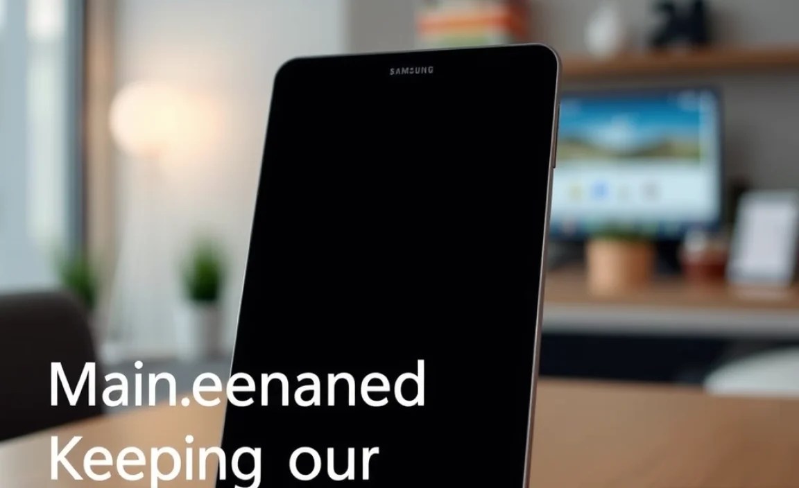 Maintenance and Performance: Keeping Your Tablet Snappy