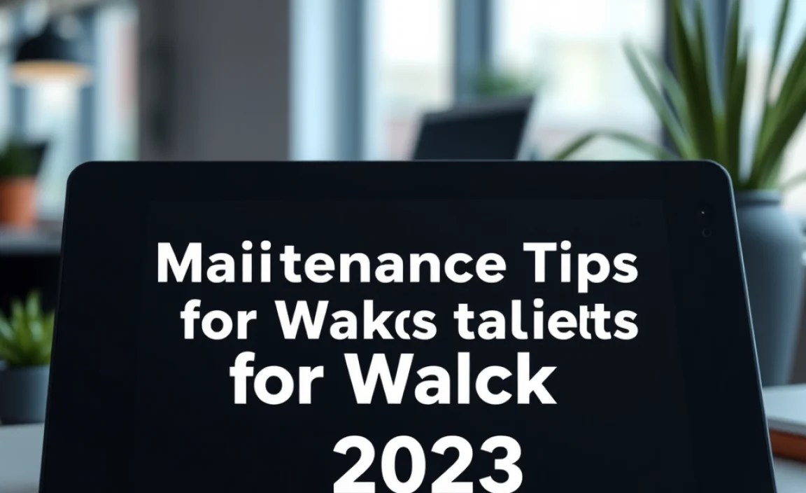 Maintenance Tips for Wacom Tablets