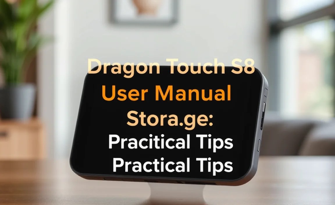 Managing Your Dragon Touch S8 Storage: Practical Tips