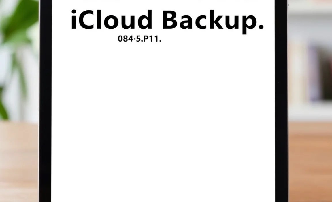 Managing Your iCloud Backups