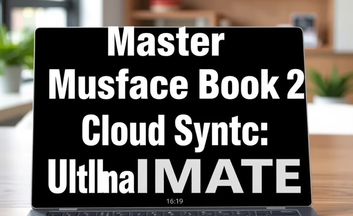 Master Surface Book 2 Cloud Sync: Ultimate Settings!