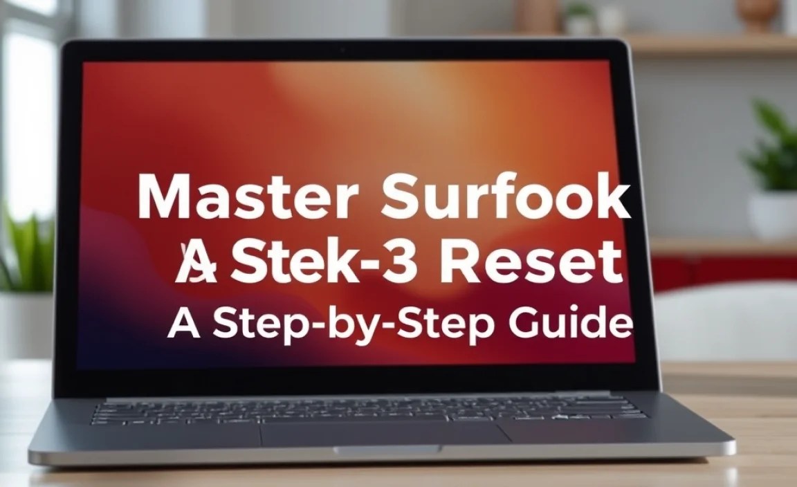 Master Surface Book 3 Reset: A Step-by-Step Guide
