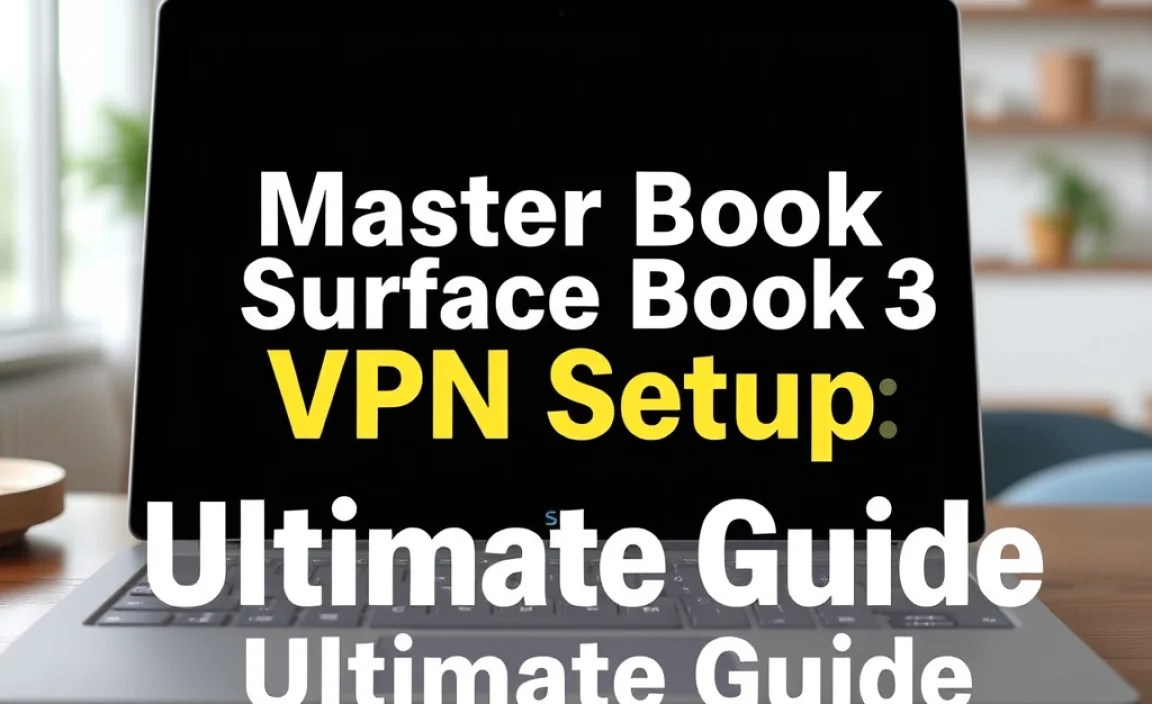 Master Surface Book 3 VPN Setup: Ultimate Guide