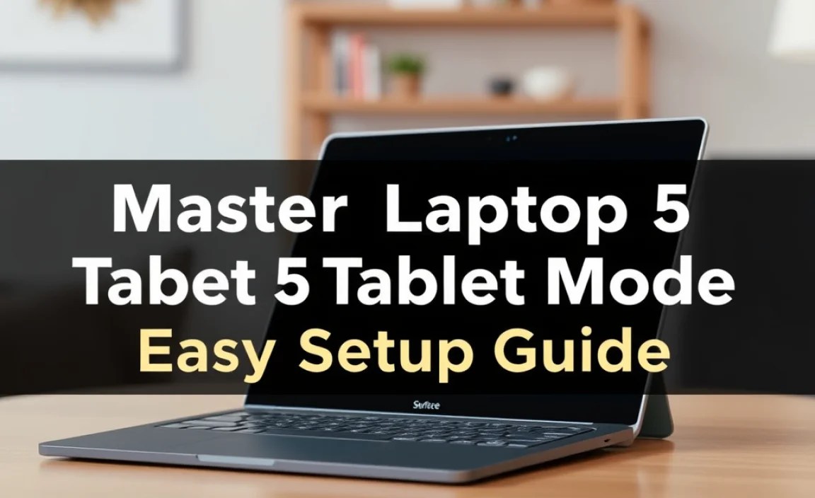 Master Surface Laptop 5 Tablet Mode: Easy Setup Guide