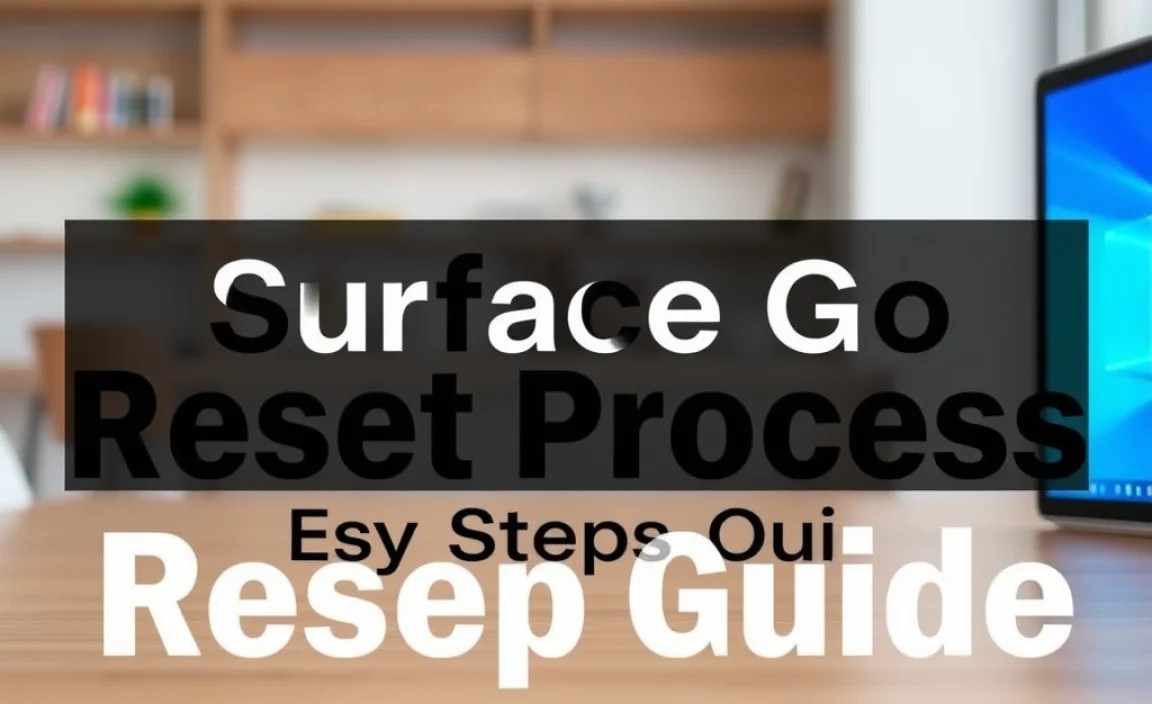 Master the Surface Go Reset Process: Easy Steps Guide