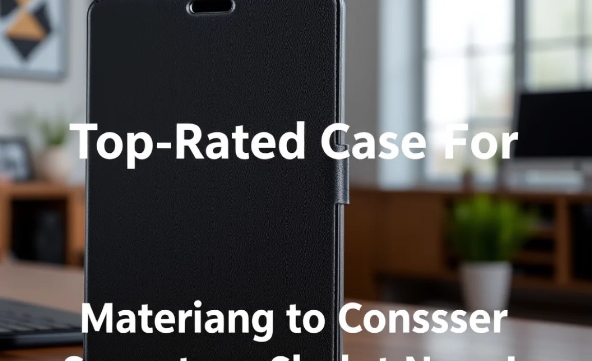 Materials to Consider for Samsung Tablet Cases