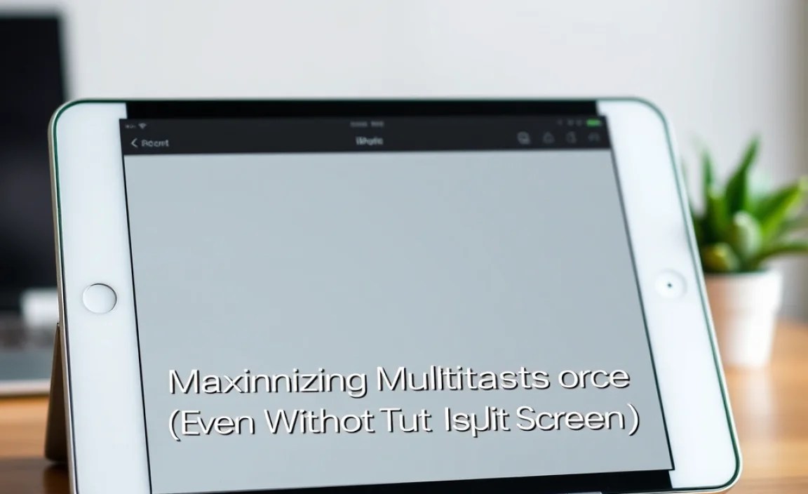 Maximizing Multitasking on Your iPad 3rd Gen (Even Without True Split Screen)