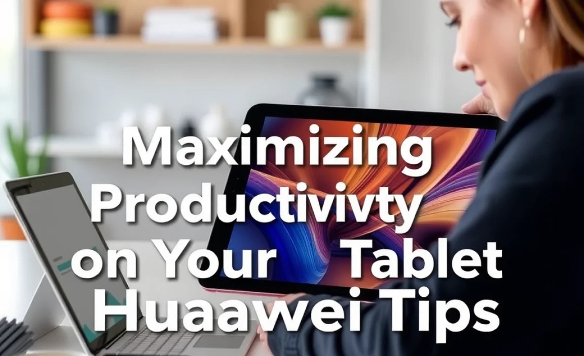 Maximizing Productivity on Your Huawei Tablet