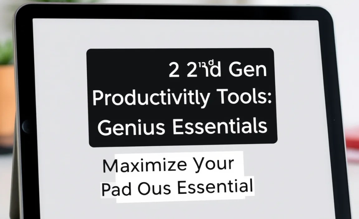 Maximizing Your iPad 2nd Gen Workflow