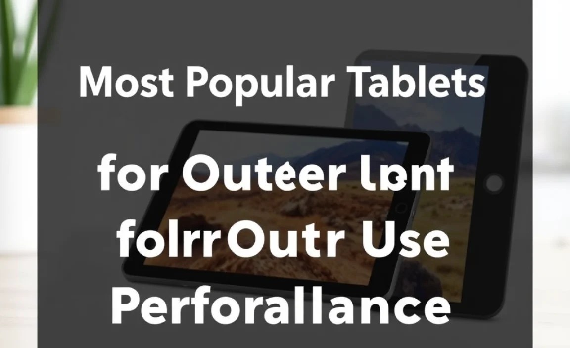 Maximizing Your Tablet’s Outdoor Performance
