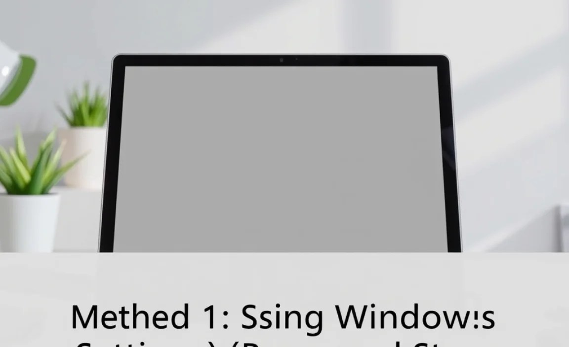 Method 1: Using Windows Settings (Recovery Options)