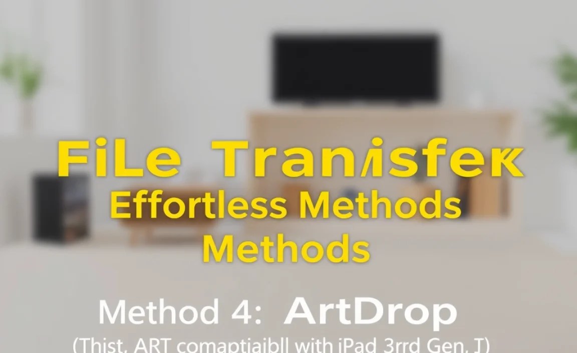Method 4: AirDrop (This method is NOT compatible with iPad 3rd Gen)