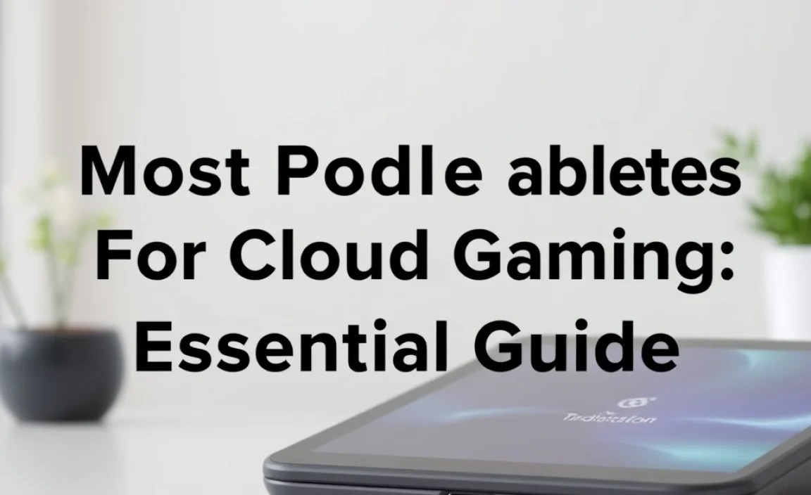 Most Popular Tablets For Cloud Gaming: Essential Guide