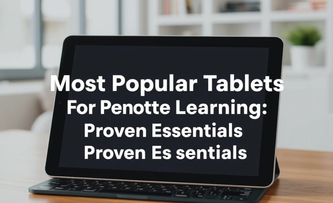 Most Popular Tablets For Remote Learning: Proven Essentials