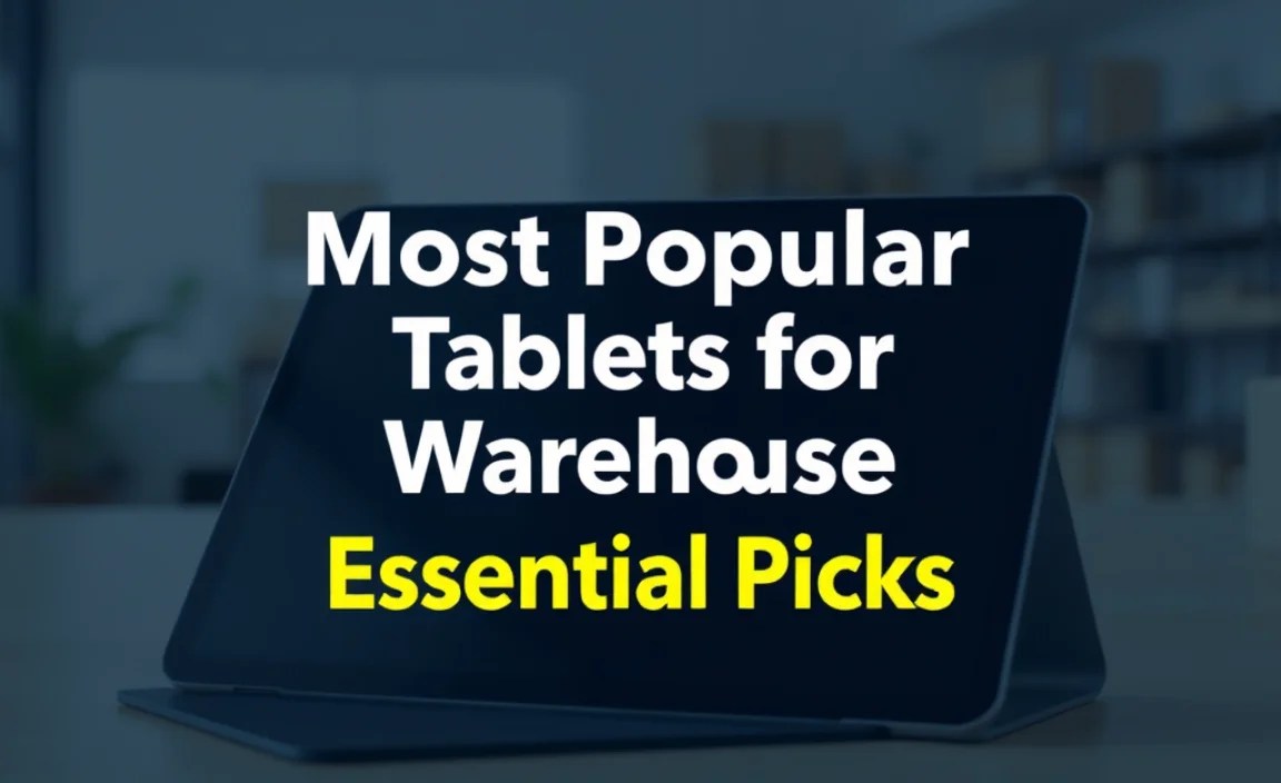 Most Popular Tablets for Warehouse: Essential Picks