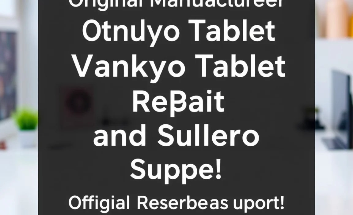 Official Repair Services and Support