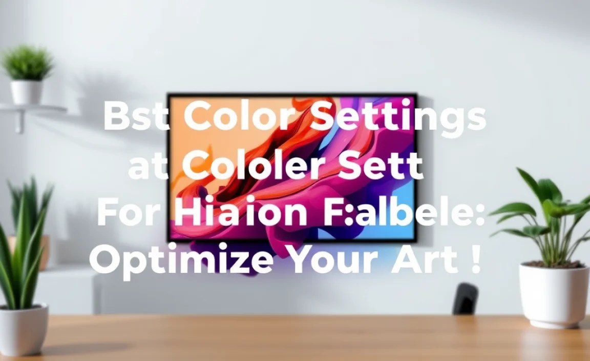 Optimal Color Profiles for Artwork