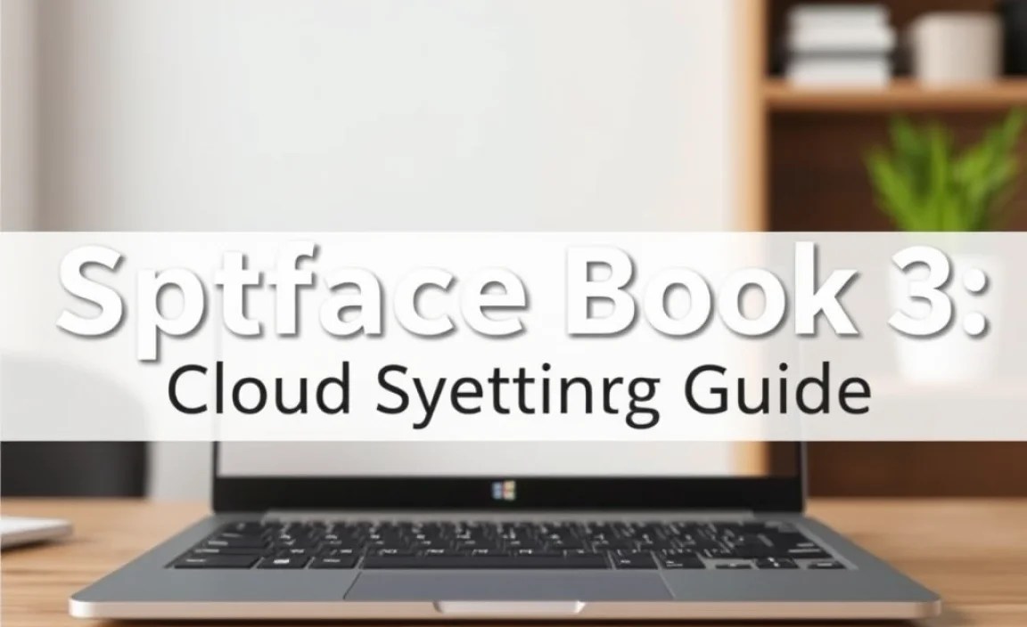 Optimize Surface Book 3: Cloud Sync Settings Guide