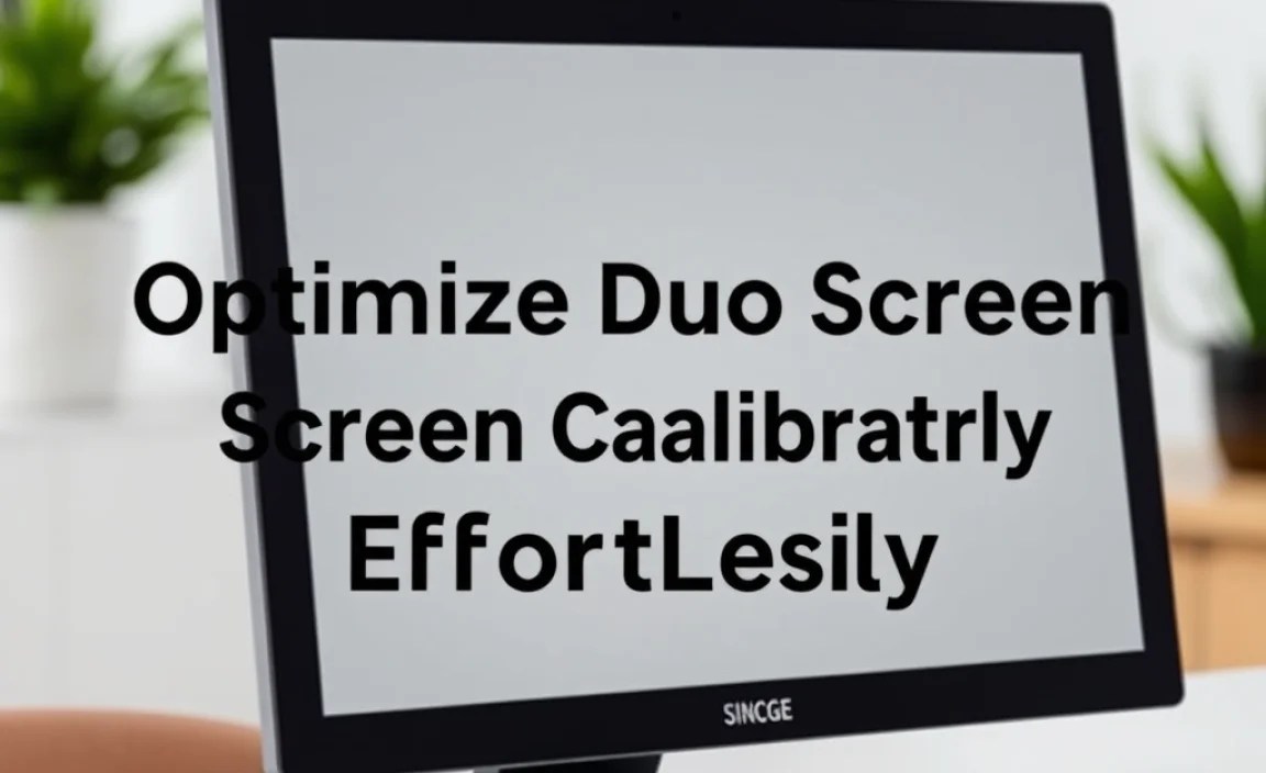 Optimize Surface Duo Screen Calibration Effortlessly