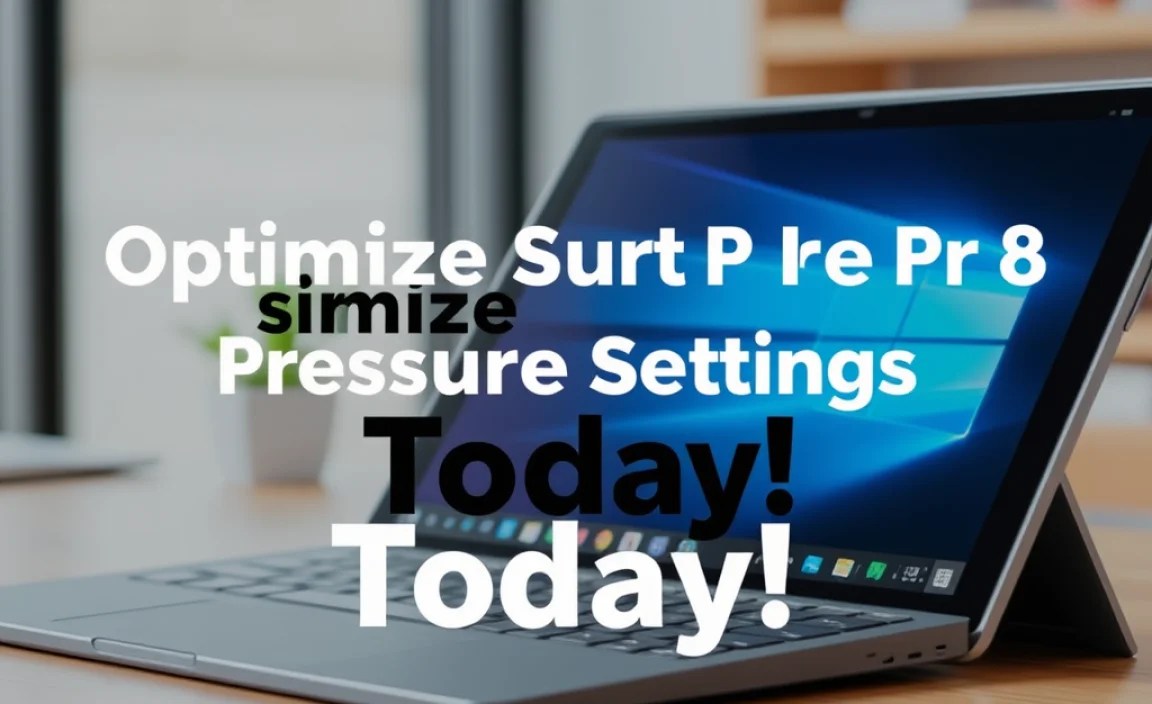 Optimize Surface Pro 8 Pen Pressure Settings Today!