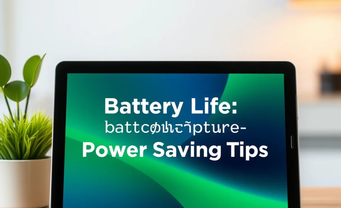 Optimizing Battery Life: Power Saving Tips