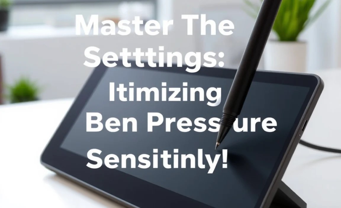 Optimizing Pen Pressure Sensitivity