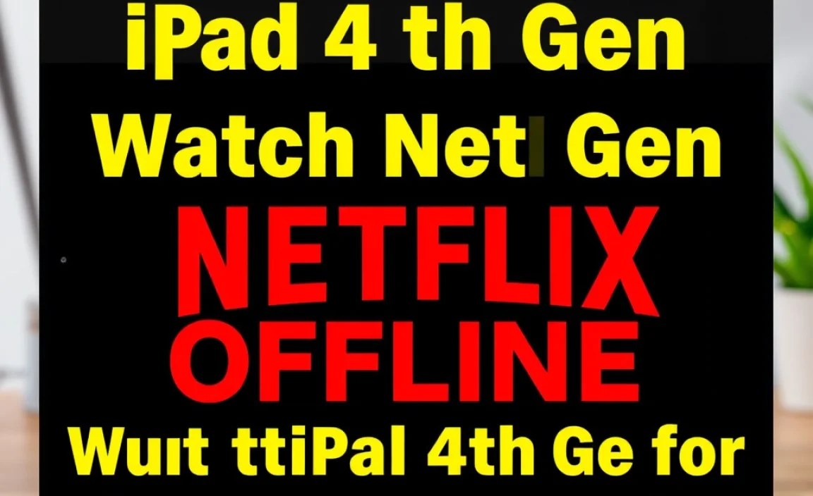 Optimizing Your iPad 4th Gen for Offline Viewing