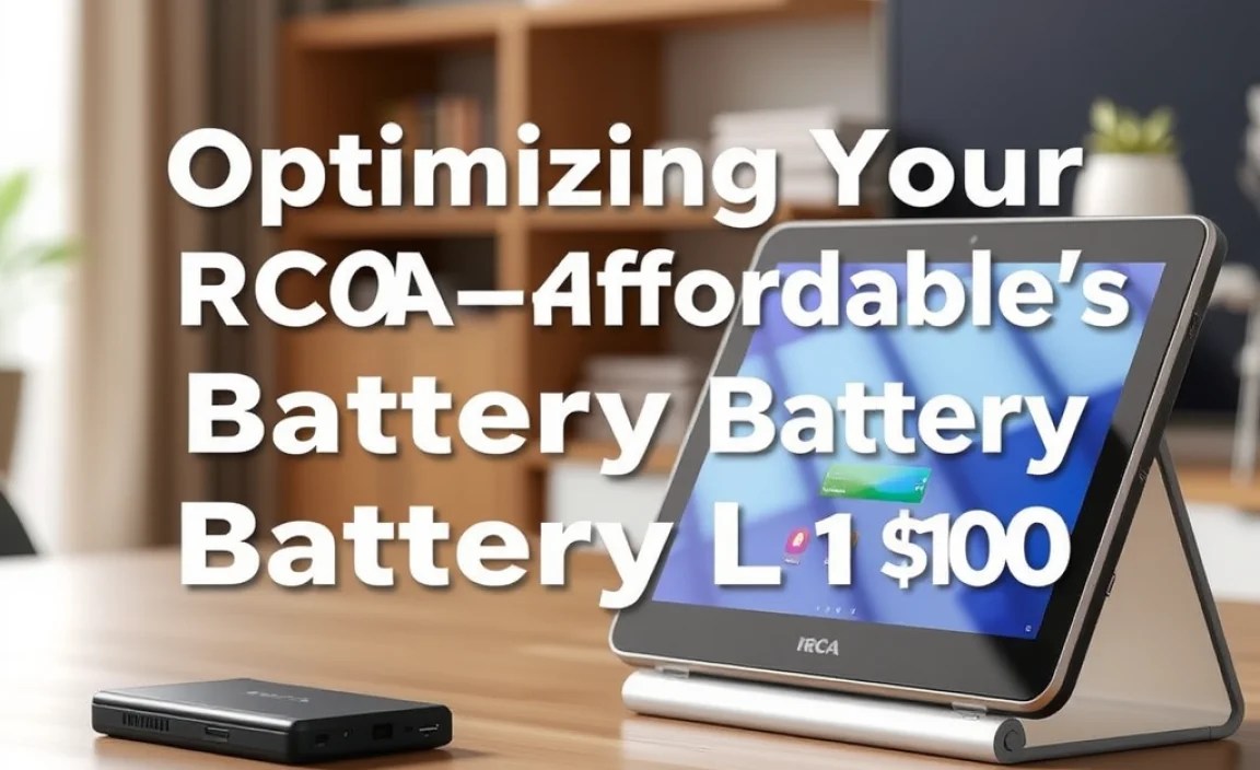 Optimizing Your RCA Tablet Apollo&rsquo;s Battery Life