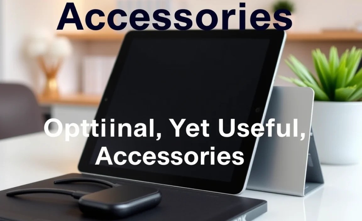 Optional, Yet Useful Accessories