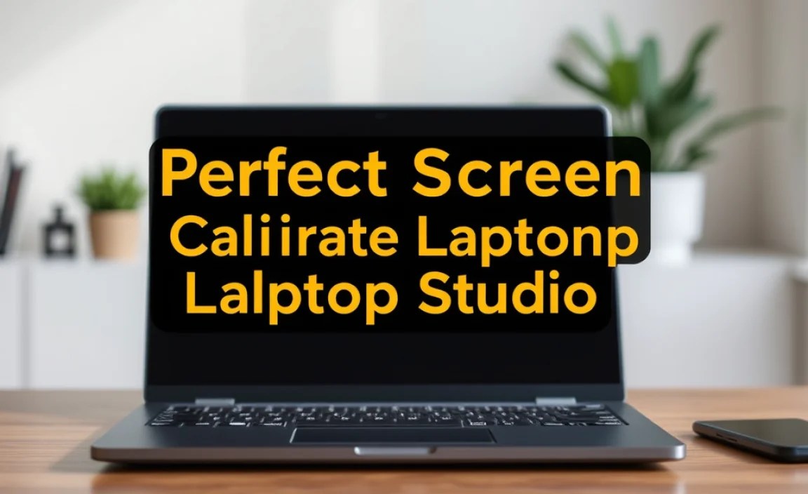 Perfect Screen: Calibrate Surface Laptop Studio