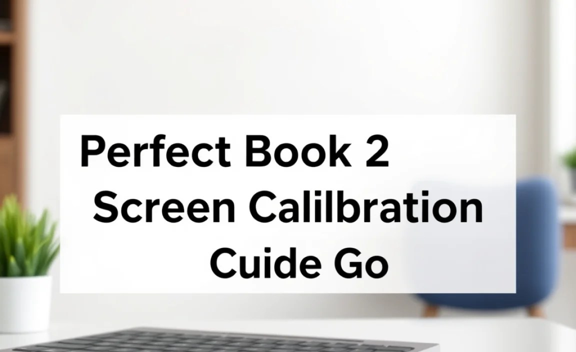 Perfect Surface Book 2 Screen Calibration Guide