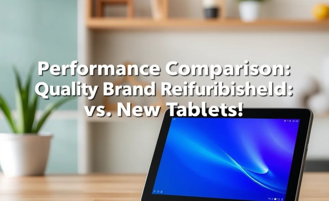Performance Comparison: Teclast Refurbished vs. New Tablets