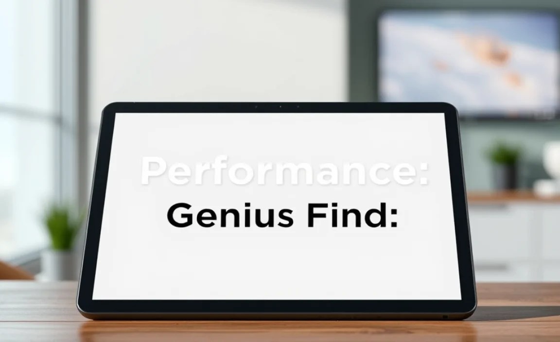 Performance: Everyday Tasks and Beyond