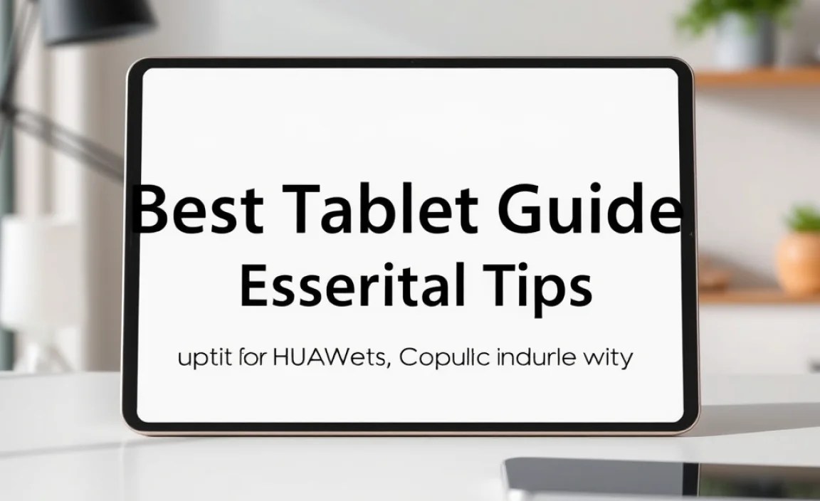 Popular Huawei Tablet Models for Different Needs