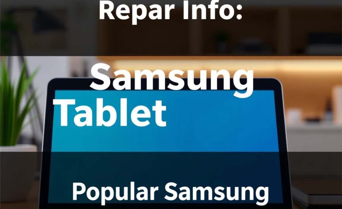 Popular Samsung Tablet Models