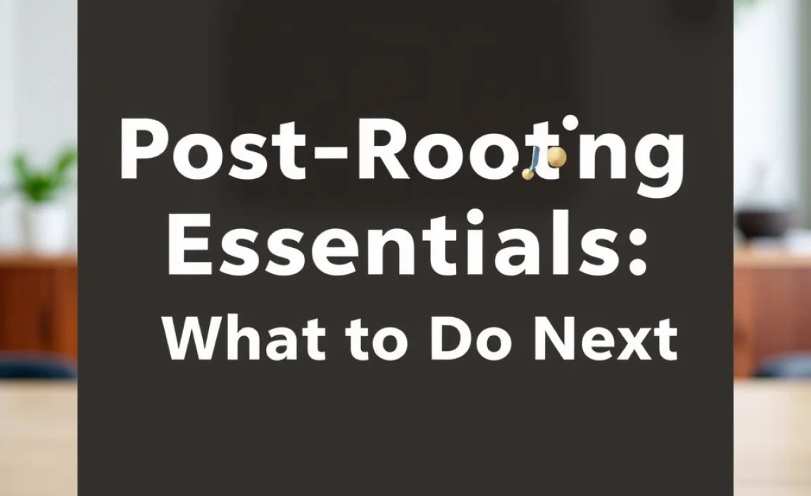 Post-Rooting Essentials: What to Do Next