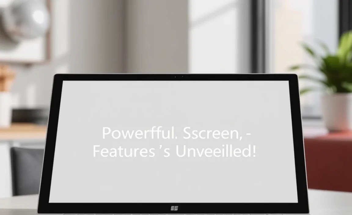 Powerful Screen Features