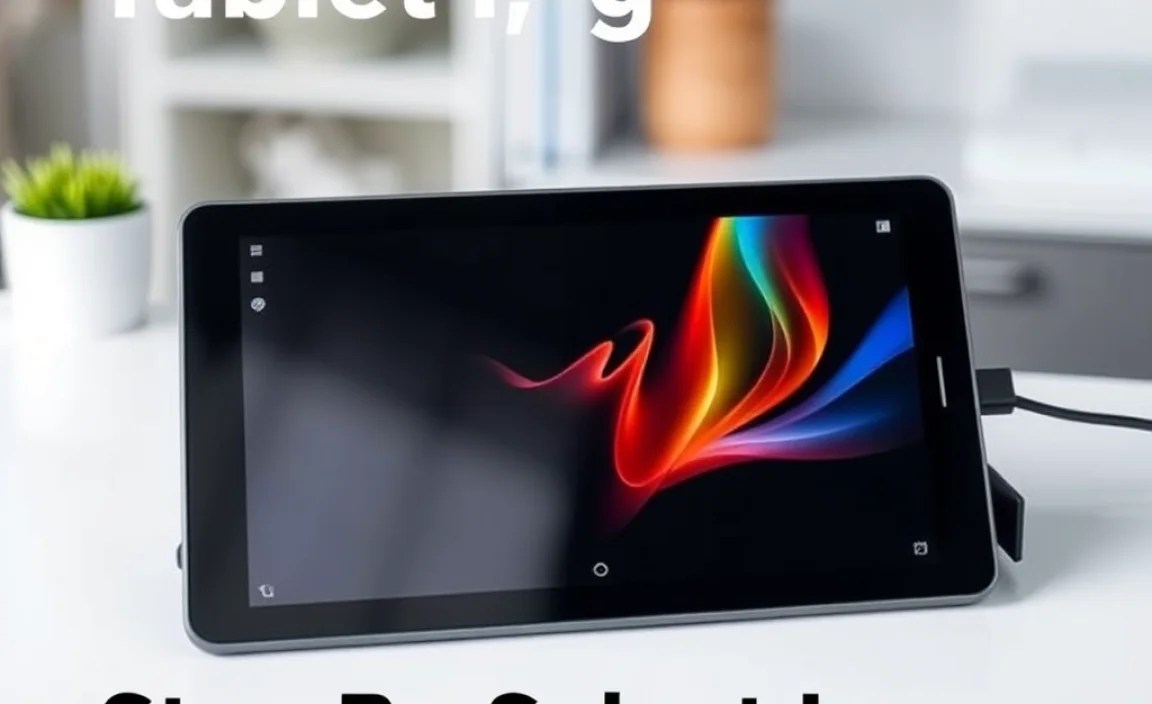 Powering On the Tablet