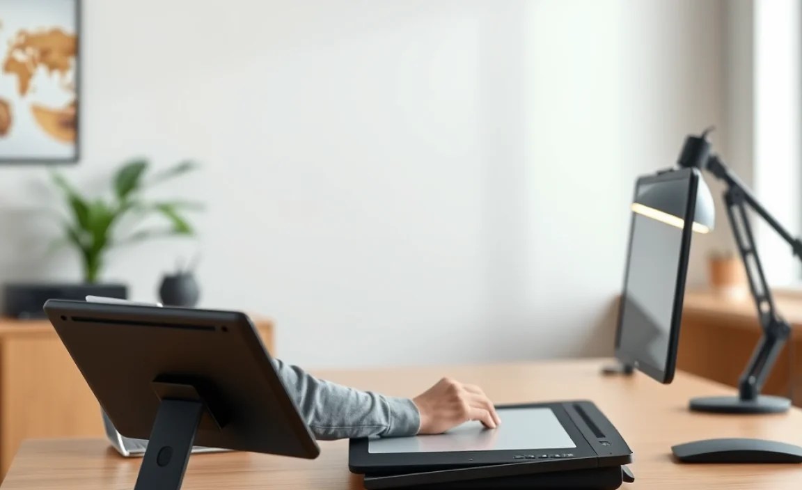 Practicing Good Posture While Using a Wacom Tablet