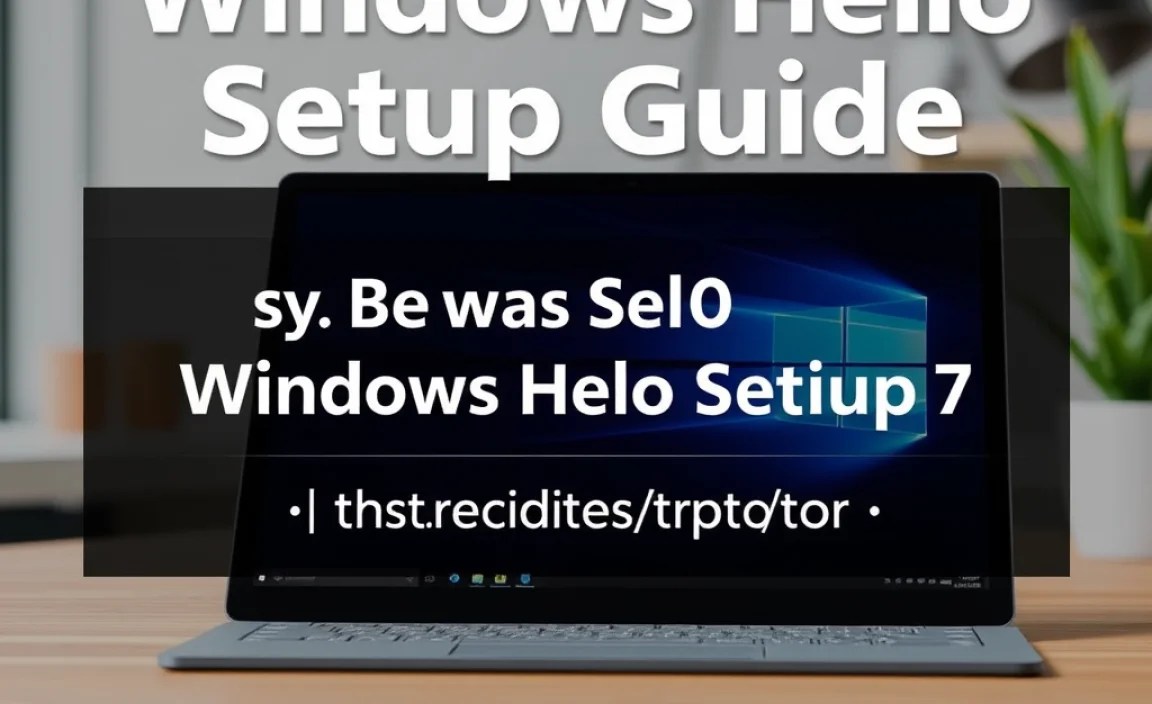 Pre-requisites for Windows Hello Setup on Surface Pro 7