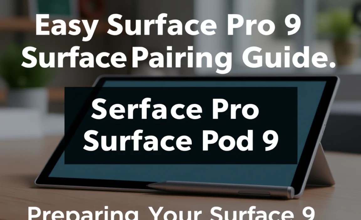 Preparing Your Surface Pro 9 for Pairing